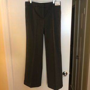 NWT NY & Co Textured Gray Wide Leg Dress Pants